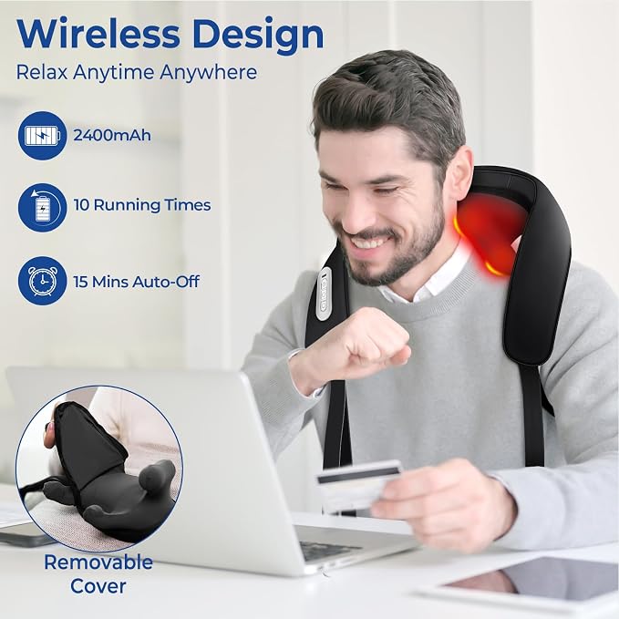 KingPavonini Width Adjustable Neck Massager - Image 7