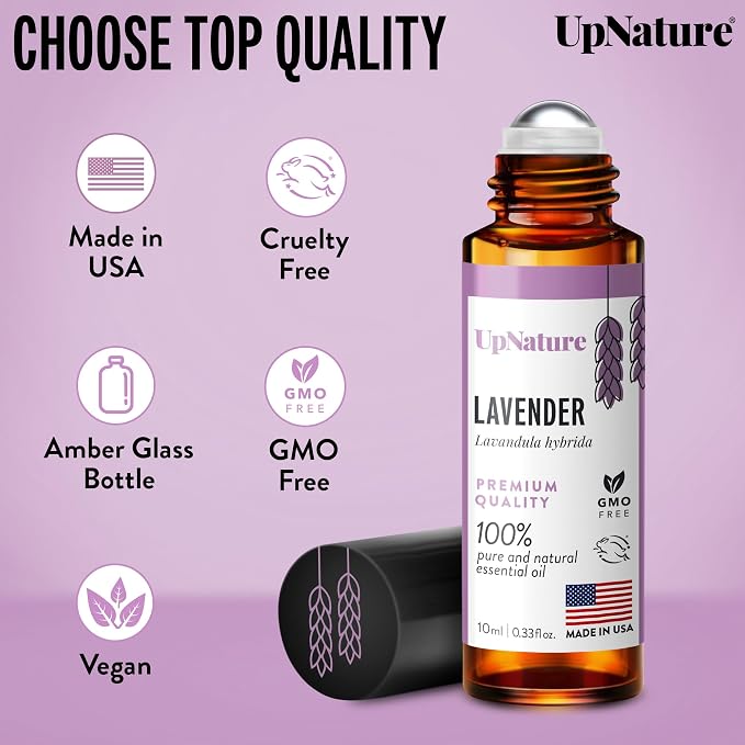 UpNature Lavender Essential Oil Pure Roll On - Image 6