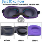 3D Eye mask for Sleeping, Machine Washable, Sleep Mask for Women, Blinder - Image 3