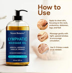 Lymphatic Drainage Massage Oil for Massage Therapy 8 fl oz - Image 3