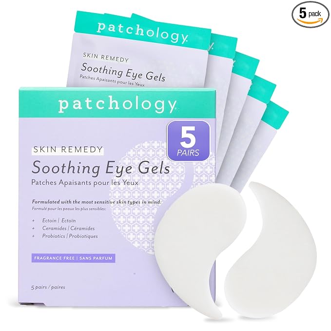 Patchology Skin Remedy Soothing Eye Gels – Ultra-Soft Hydrogel Undereye Masks by Patchology