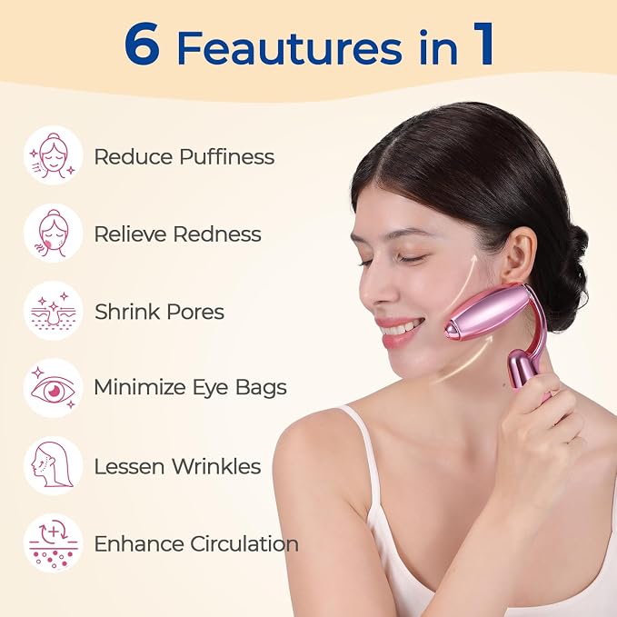 MORGLES Ice Roller for Face, Professional Face Roller Cryotherapy Tool to - Image 4