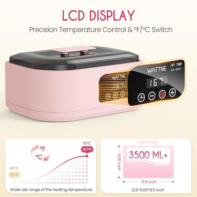 Wattne Paraffin Wax Machine for Hands & Feet – Paraffin Wax Warmer Moisturizing - Image 2