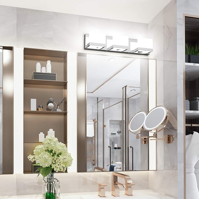 Tipace 3 Lights Dimmable LED Modern Vanity Lights - Image 8