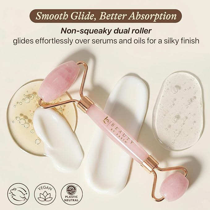Rose Quartz Face Roller - Image 4