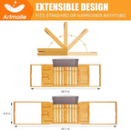 Artmalle Luxury Bathtub Caddy Tray - Image 5