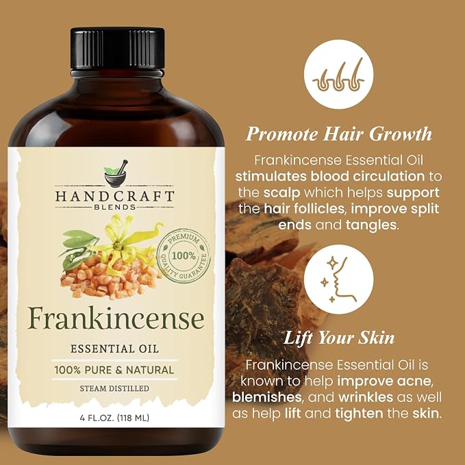 Handcraft Blends Frankincense Essential Oil – Huge 4 Fl Oz – 100% Pure and - Image 4