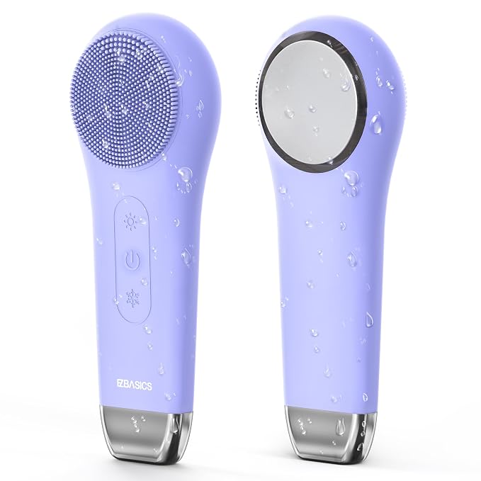 EZBASICS Facial Cleansing Brush face Scrubber Waterproof Face Scrub Brush by EZBASICS