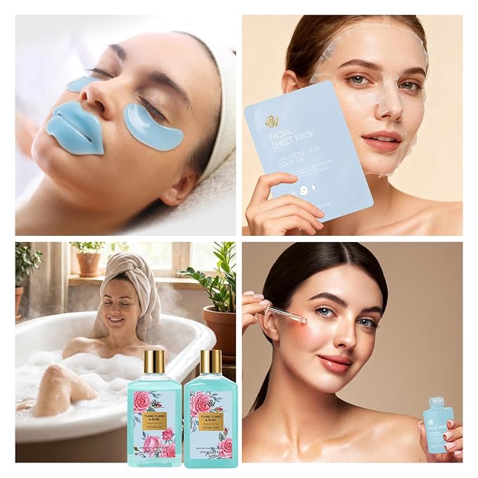 25 Pcs Mother's Day Gift, Bath & Body Gift Basket Set - Image 5