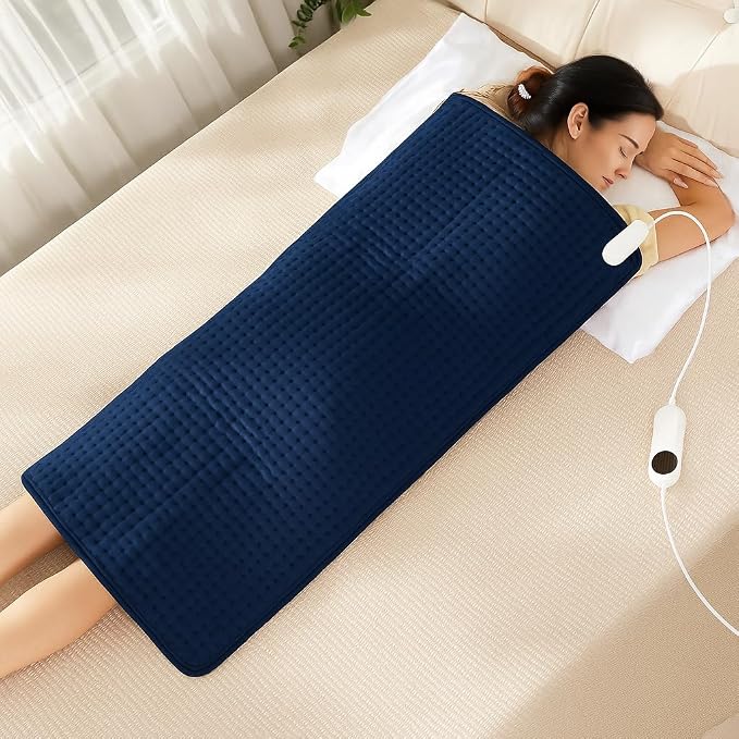 Electric Heating Pad for Back Pain Relief, Heating Pad for Period Cramps Neck by TOPSOSO
