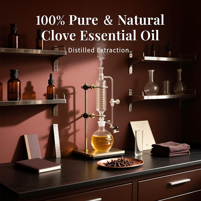 SU JUABA Clove Essential Oil 4 Oz, 100% Pure & Natural Aromatherapy Oil - Image 5