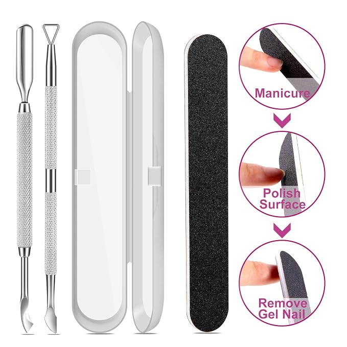 Premium Cuticle Pusher and Gel Polish Remover Set - Image 5