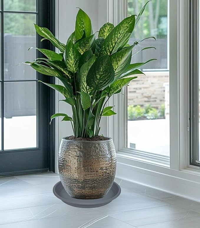 4 Pack of 16 inch Plant Saucer, Large Plant Tray, Heavy Sturdy Plant Drainage - Image 3