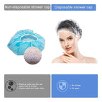 150 PCS Upgrade Disposable Shower Caps. Ceizioes Waterproof Hair Bath Caps. - Image 3