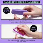 FANDAMEI Manicure and Pedicure Tools Kit, Manicure Kit, Nail Files 100/180 - Image 3