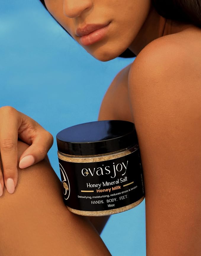 Eva's Joy Honey Milk Mineral Bath and Foot Soak, Made - Image 5