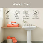 Modern Threads Natural Vine 6-Piece 100% Cotton Towel Set – Yarn Dyed Jacquard - Image 7