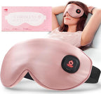 LitBear Heated Eye Mask, Silk Cordless Warm Eye Compress by LitBear