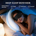 Silk Sleep Mask, Eye Mask for Sleep Women Men, Mulberry Sleeping Mask - Image 6