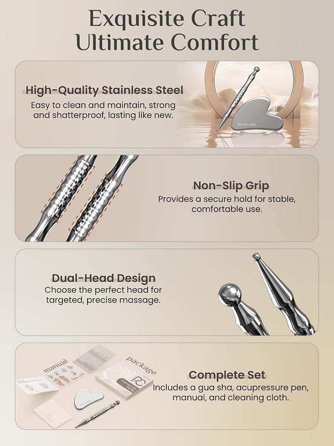 Rena Chris Acupuncture Pen, Manual Reflexology Tools - Image 3