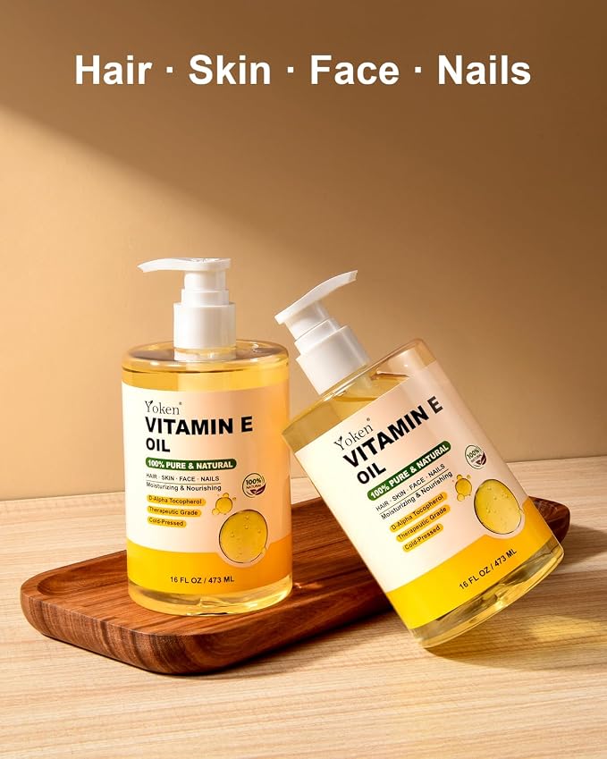 Yoken Vitamin E Oil 16 Fl Oz Vitamina E Oil - Image 5