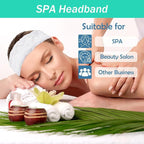 Microfiber Spa Headband 3-Pack, Soft Terry Cloth Headband - Image 7