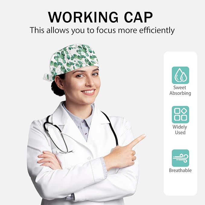 2 Pcs Working Cap with Sweatband - Image 2