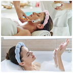 Ztomine Spa Headbands for Face Washing, Masks & Skin Treatments, 100% Cotton - Image 2
