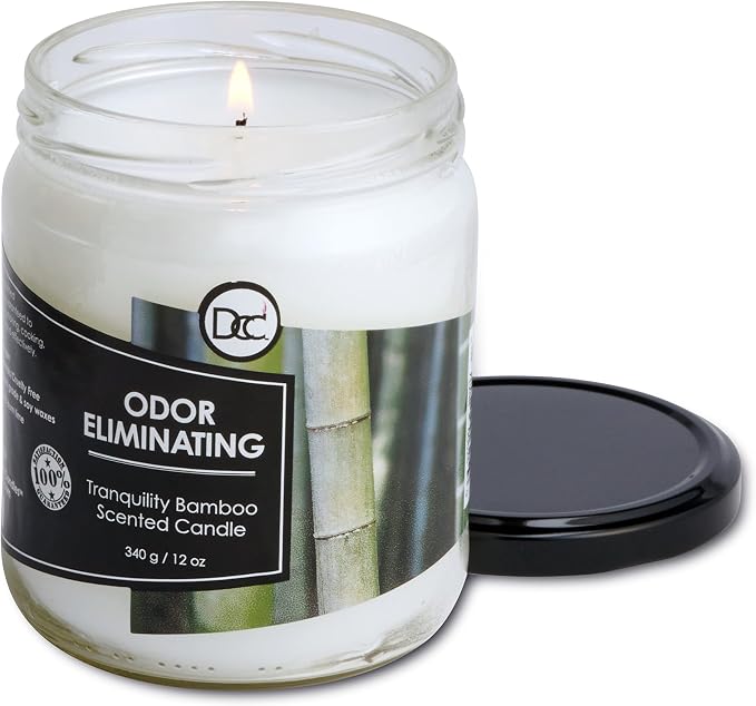 Bamboo Odor Eliminating Highly Fragranced Candle - Image 3