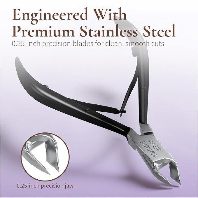 Professional Cuticle Cutter & Pusher Trimmer Manicure Tools - Image 2