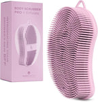 MainBasics Silicone Body Scrubber Dual-Sided Shower Loofah and Exfoliator by MainBasics