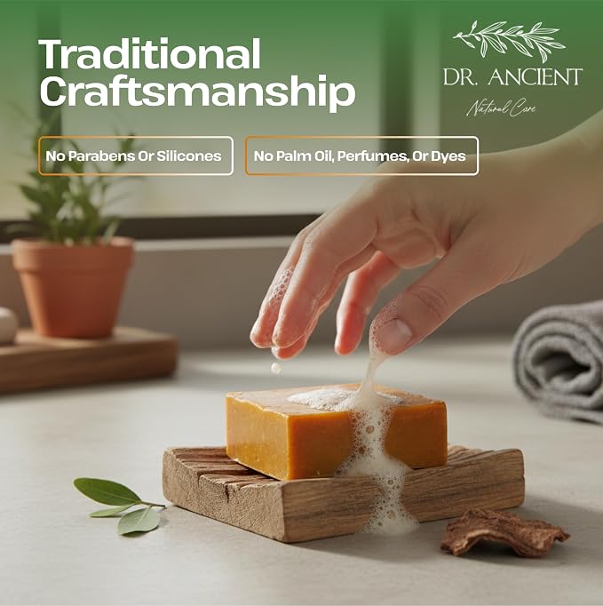 Dr.Ancient Wild Pistacia Bittim Soap Bar, Organic Soap Bars Handcrafted the - Image 5