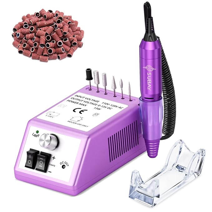 Subay Professional Finger Toe Nail Care Electric Nail Drill Machine Manicure by SubayDirect
