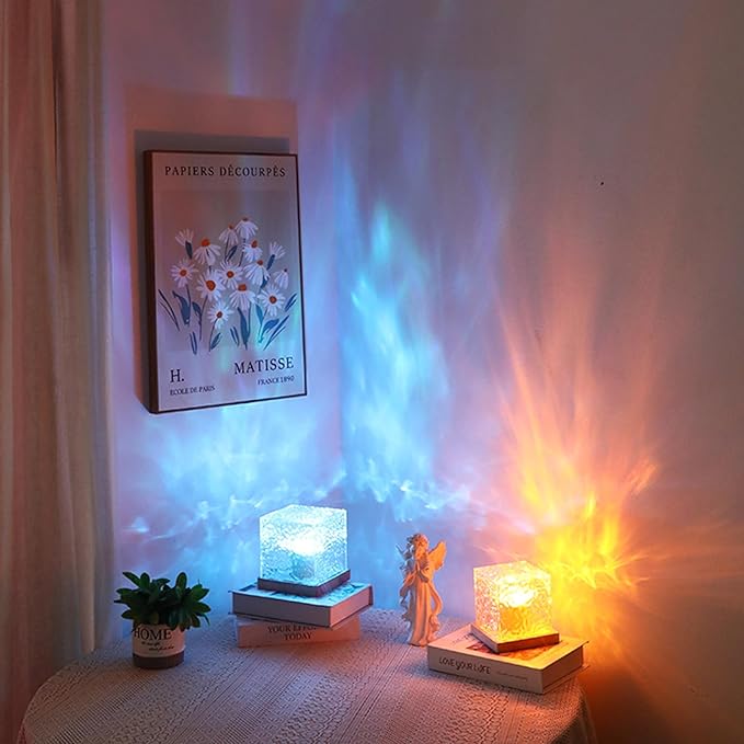 Ocean Wave Projector Light, 16 Color Rechargeable Ocean Lamp, - Image 7