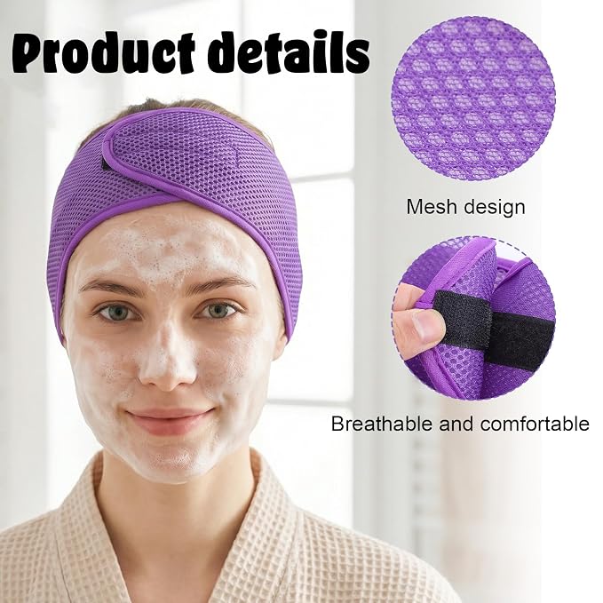 4 Pcs Mesh Hair Wraps for Black Women, Thicker Soft Head Wraps for Black Women - Image 3