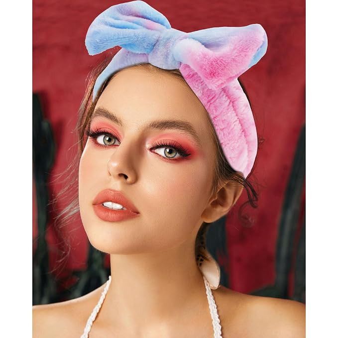 VELSCRUN Spa Headbands for Wash Face, Makeup Headband, Facial Skincare Headbands - Image 9