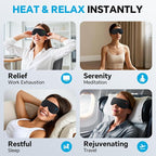 Cordless Heated Eye Mask for Dry Eyes Relief, - Image 6