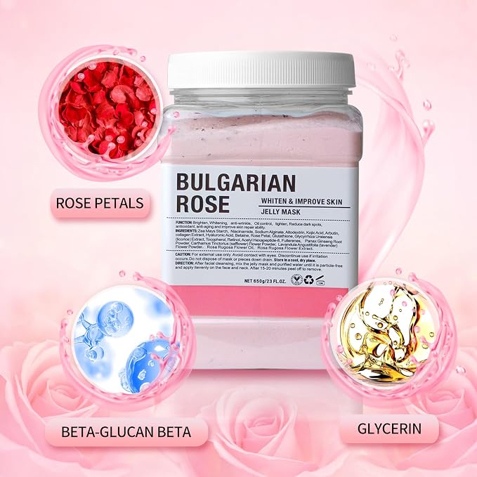 Jelly Mask for Facials Professional, Hydrating & Moisturizing Peel-Off Natural - Image 3