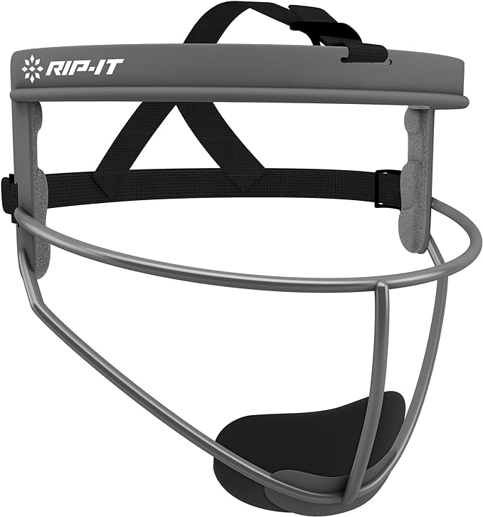RIP-IT Original Defense Softball Face Mask, Lightweight, Protective Fielder's by RIP-IT