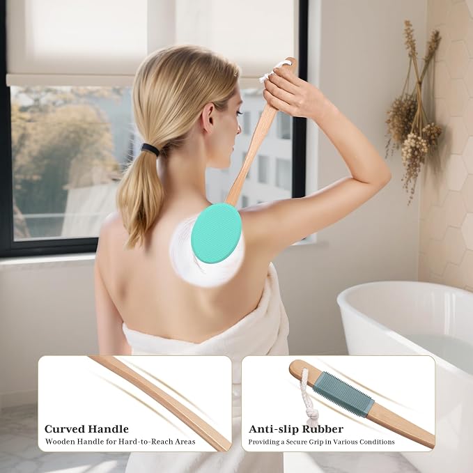 AmazerBath Lotion Applicator for Back, 4 Replacement Pads - Image 5
