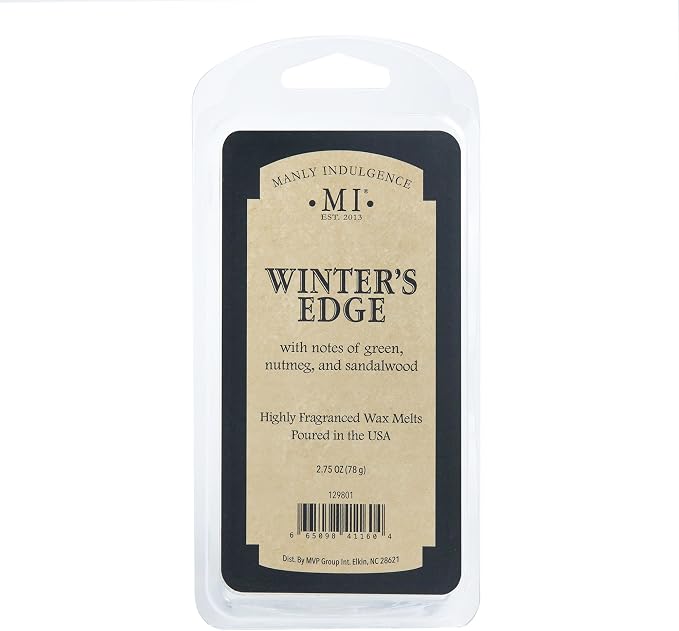 Manly Indulgence Winters Edge Scented Wax Melts, Wax Melt Warmer Cubes - Image 4