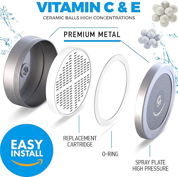 AquaHomeGroup High Pressure Filtered Shower Head - Image 3