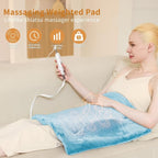 SAROO Heating Pad for Back Pain Relief, Massaging Weighted Heating Pads for Neck - Image 3