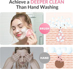 2 Pack Face Scrubber, Silicone Facial Cleansing Brush - Image 5