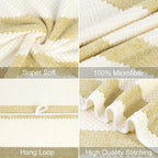 JML Microfiber Bath Towels Set, 2 Pack, Super Absorbent, Fast Drying, Waffle - Image 4