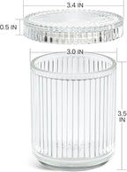 2 Pack Glass Qtip Holder Dispenser - Image 8