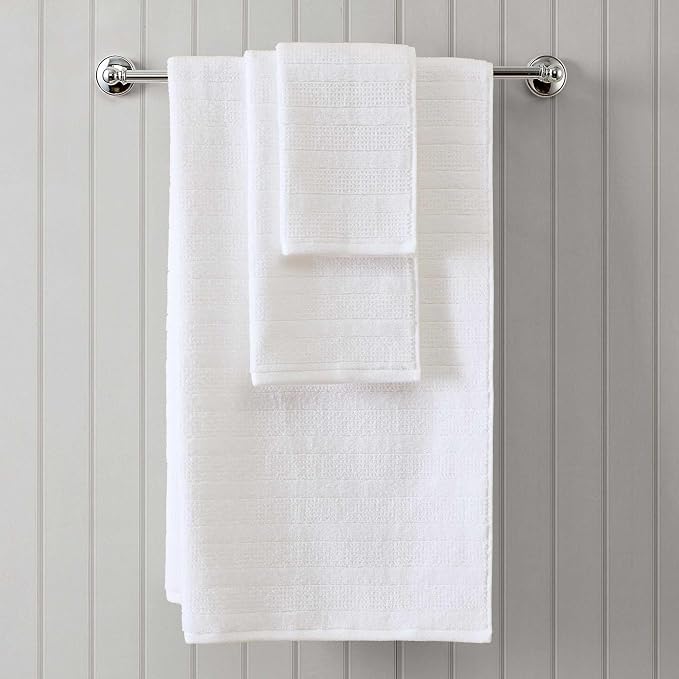 Martha Stewart - Bath Towels, Soft & Absorbent 100% Cotton Towels, Solid 500 GSM - Image 5