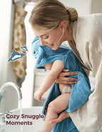 Momcozy Baby Bath Towels with Visualize Health Label - Image 7
