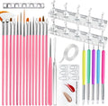 Nail Stand For Press On With Nail Art Brushes Nail Holder For Painting Practice by Unknown