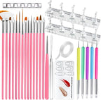 Nail Stand For Press On With Nail Art Brushes Nail Holder For Painting Practice by Unknown